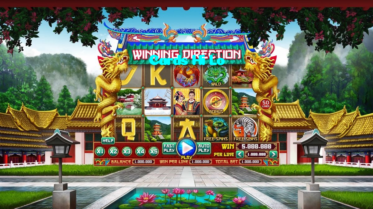 Cards Hi Lo casino presented on mobile device in Pakistan with slots and live games