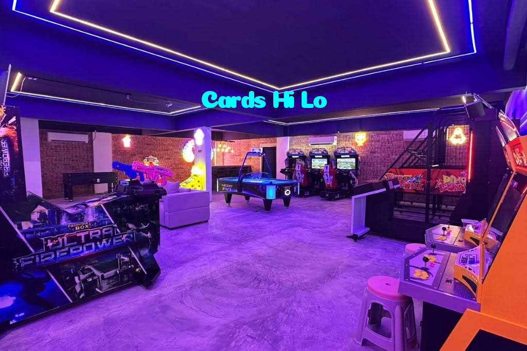 Cards Hi Lo casino presented on mobile device in Pakistan with slots and live games